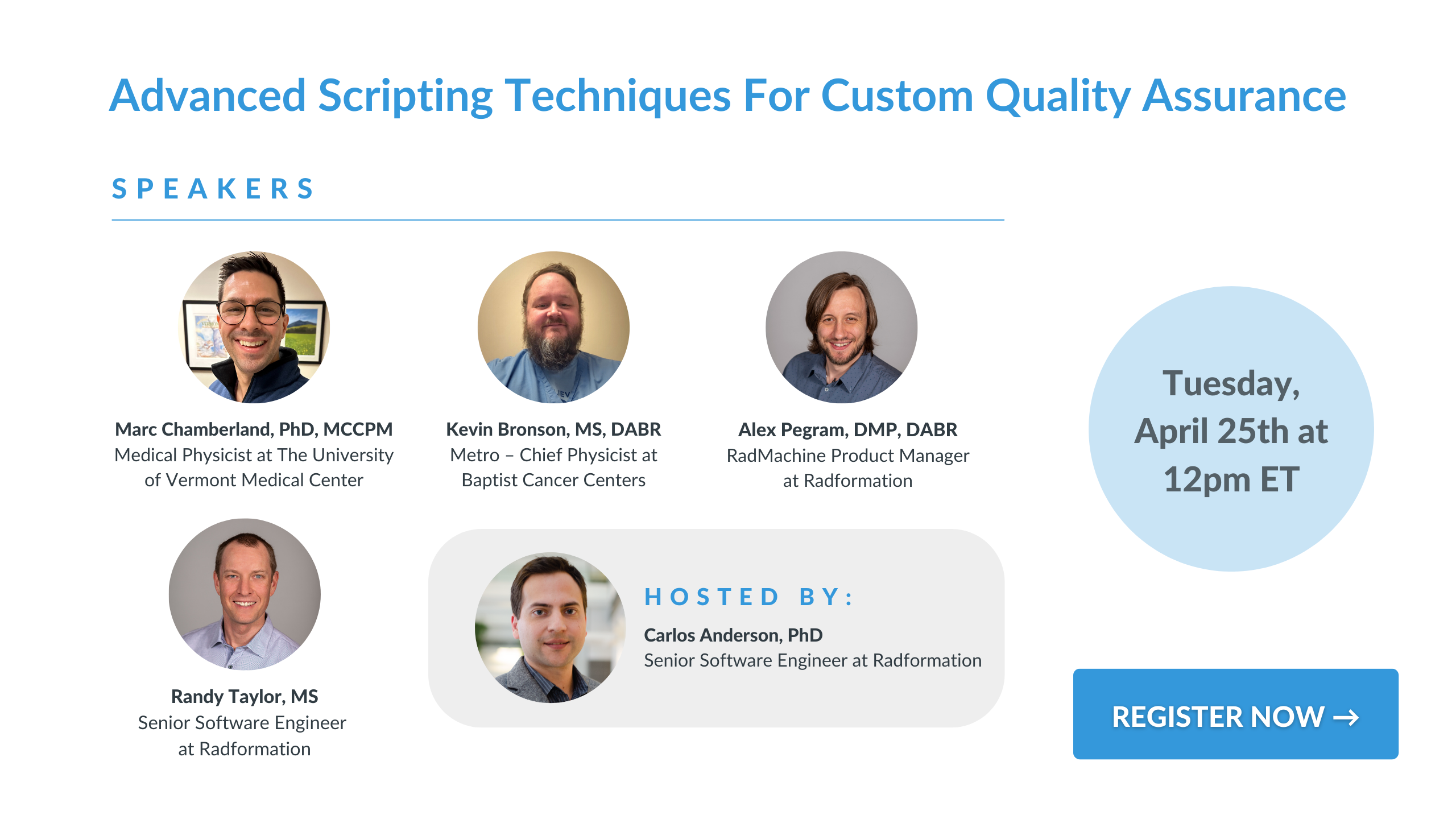 Advanced Scripting Techniques Webinar