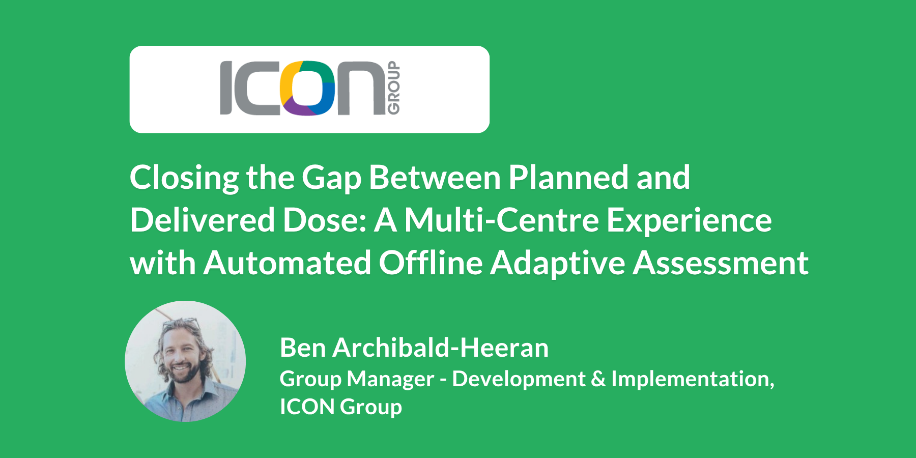 ESTRO 2026 ICON Group Presentation | ChartCheck Adaptive