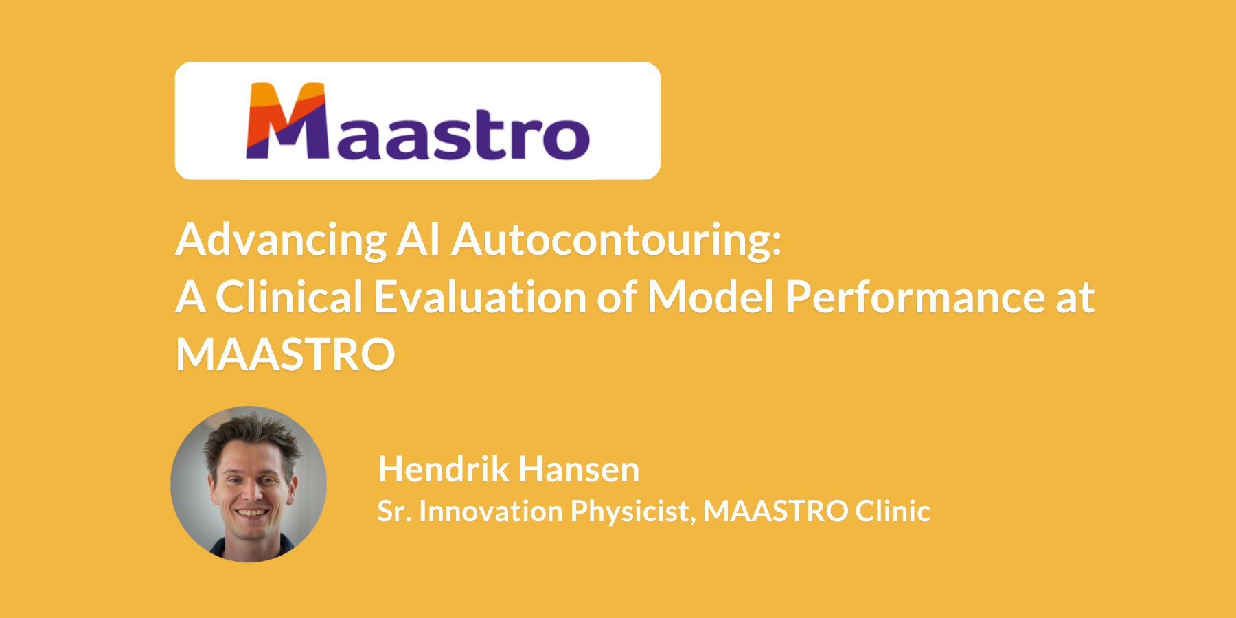 Maastro ESTRO 2026 MAASTRO Presentation: AutoContour