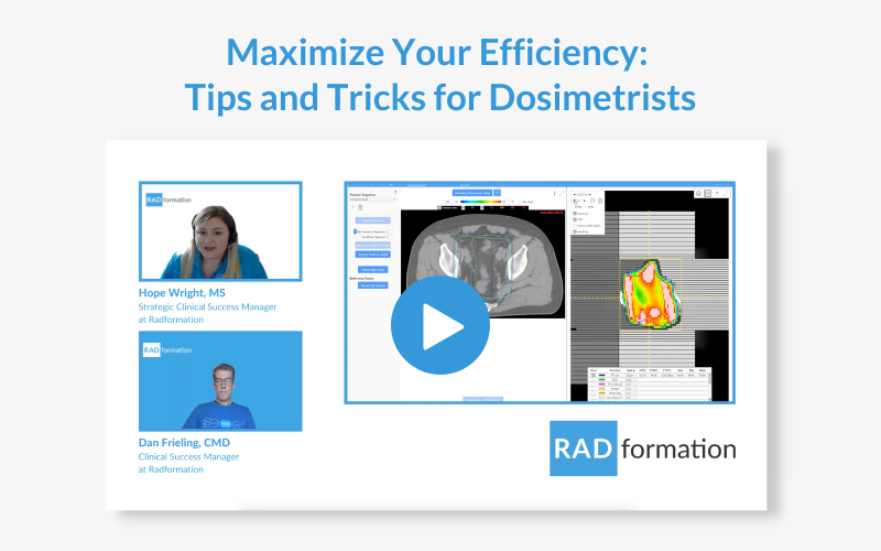 Maximize Your Efficiency: Tips and Tricks for Dosimetrists